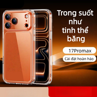 Ốp lưng điện thoại chống sốc trong suốt cho iphone 17 Air 16 15 14 11 12 13 Pro Max XR XS 8Plus