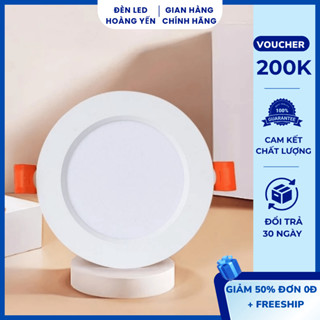Combo 10,5 Đèn Led Âm Trần 9W Phi 90, 12W Phi 110 Không Viền Hàng Công Ty Loại 1 - Bảo Hành Đổi Mới 1 Năm