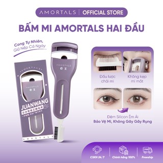   LIVE  Bấm mi Amortals Juanwang hai đầu kẹp mi cong có quà tặng kèm Trang Điểm Cosmetic Mỹ Phẩm 