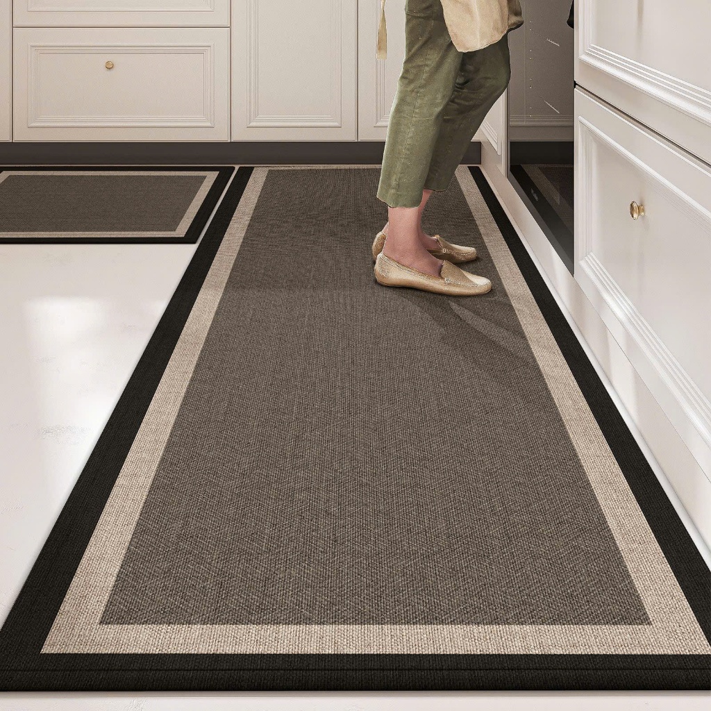   45X120CM  Bộ thảm bếp Silicon các mẫu độc quyền KITCHEN TIME bộ 2 tấm  45x70 và 45x120  