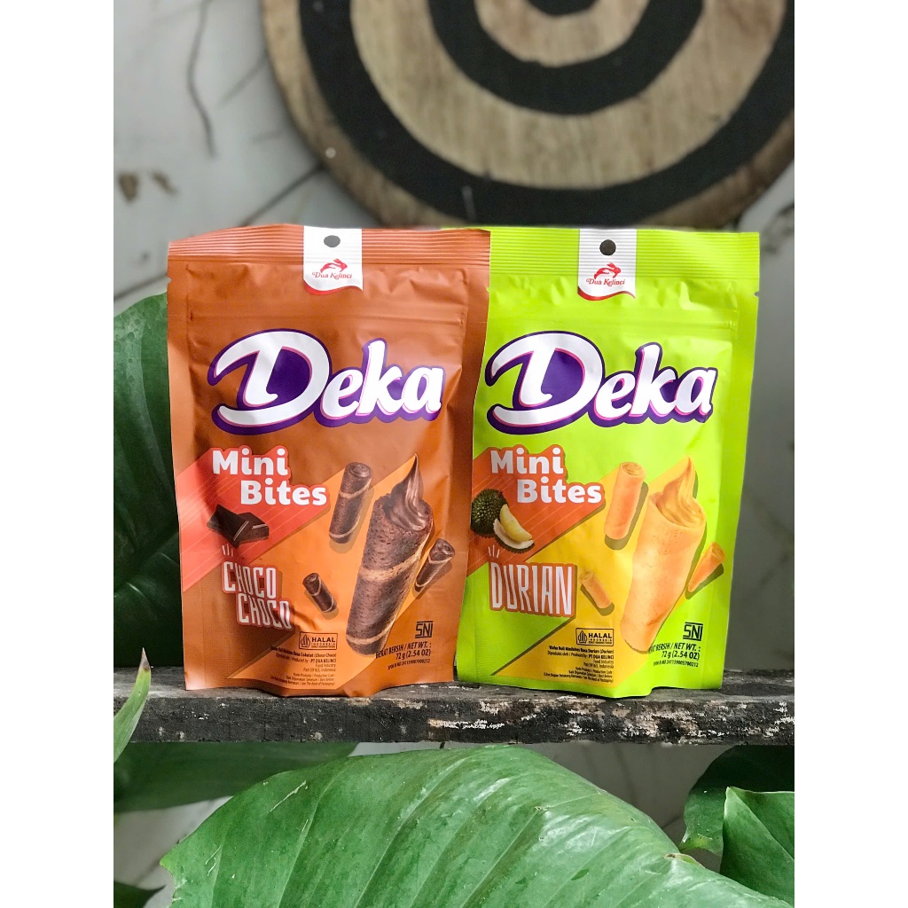 Bánh Quế DEKA Mini Bites DEKA Wafer Roll (Túi Zip 72g)