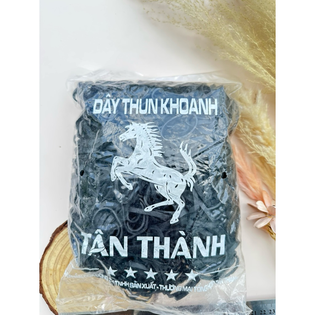 Dây Thun Đen, Dây Chun size Trung Lớn 25/38x1,2mm, dây chun buộc hàng , dây thun siêu rẻ