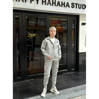 Bộ Quần Áo Hoodie Nam Mặc Mùa Thu Đông Chất Nỉ Dày Dặn Họa Tiết Cực Đẹp - Hàng Siêu Cấp New 2025