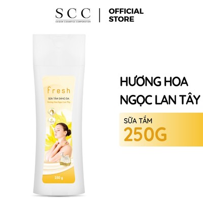 [HB GIFT] Sữa Tắm Sáng Da FRESH Ngọc Lan Tây 250g/Chai