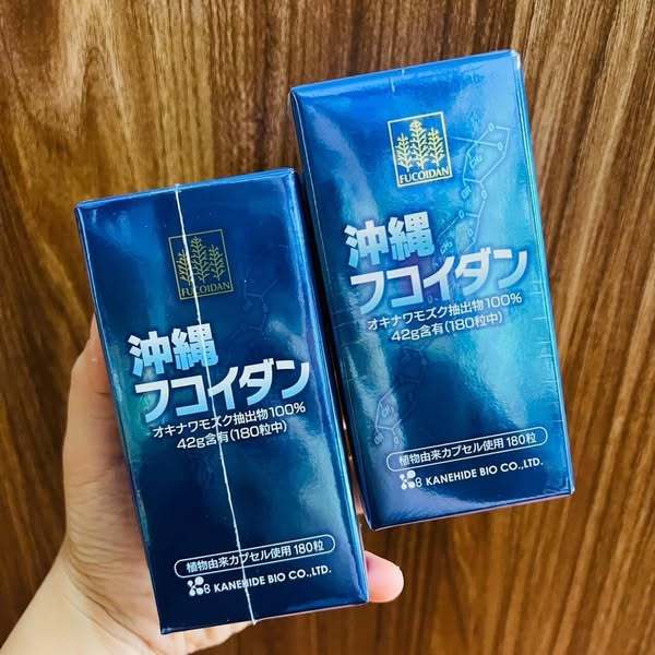 Tảo xanh Fucoidan Okinawa 180 Viên Nhật Bản