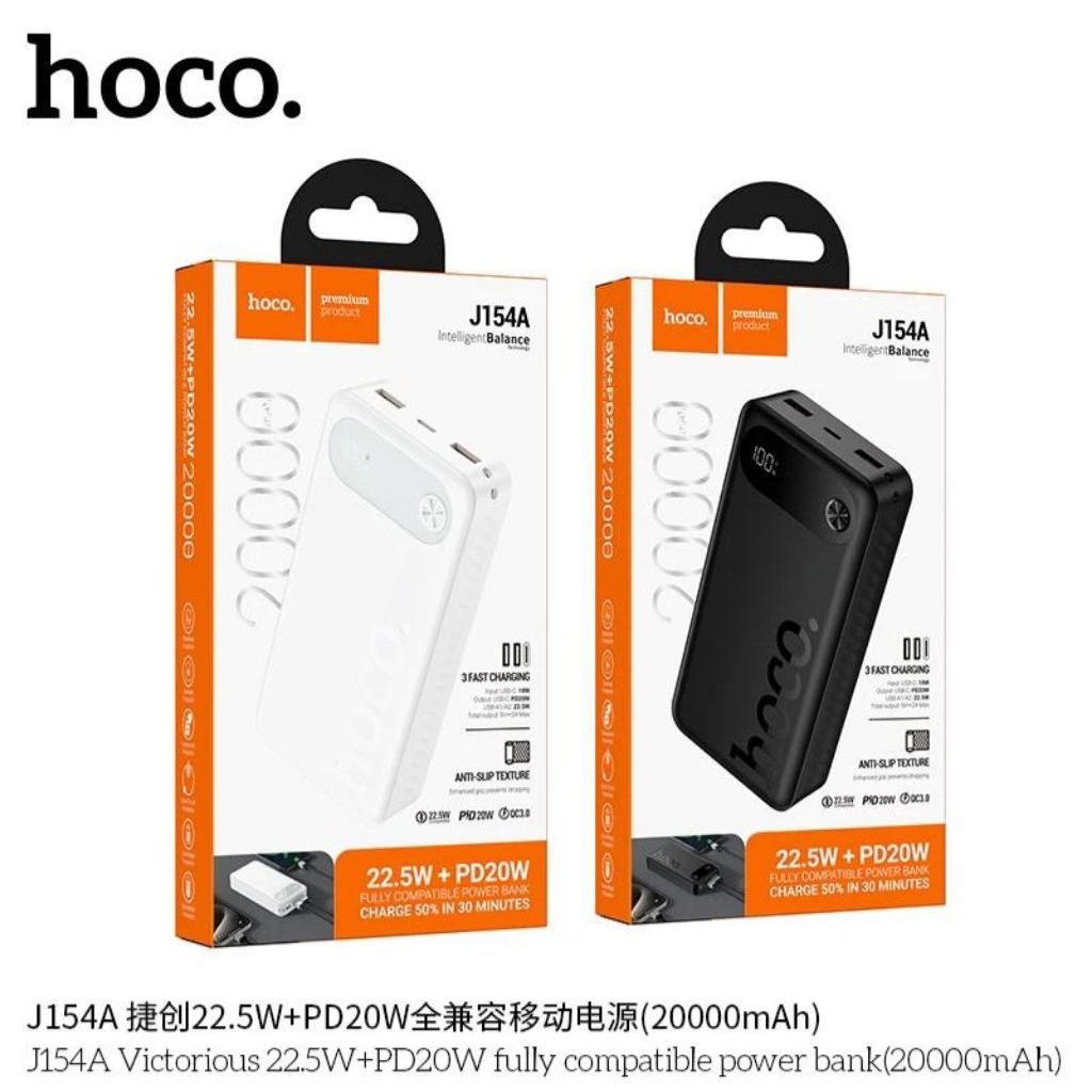 Pin sạc dự phòng Hoco J154A 20.000mah sạc 22,5W + PD20W