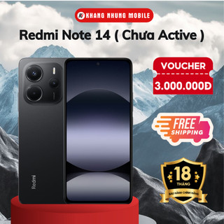  Điện thoại Redmi Note 14  6+128GB  Nguyên Seal | Chưa Active 
