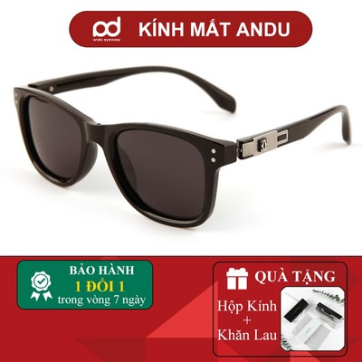 Kính râm mát thời trang nam nữ AnDu chống UV400 dáng chữ nhật chống chói, UV400 - 1259