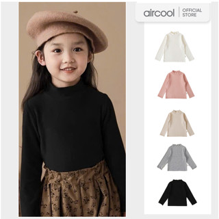 Áo giữ nhiệt cho bé gái Aircool sợi cotton mềm đẹp có cả size to size đại cho bé 50 kg-ANBG19