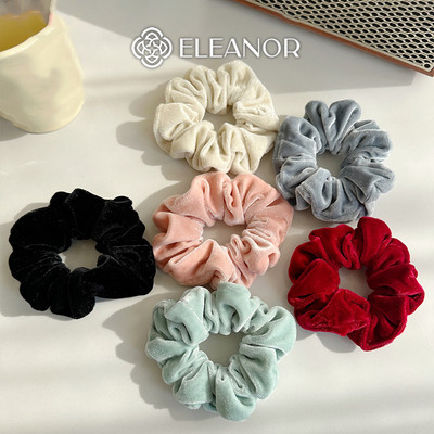 Dây buộc tóc nữ Eleanor Accessories thiết kế trơn basic nhiều màu phụ kiện tóc cột tóc 10558