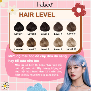 Thuốc Nhuộm Tóc Nâu Mocha, Nâu Socola, Nâu Caramel, Nâu Coffee HABOO - Nhuộm Tại Nhà, Không Tẩy trend