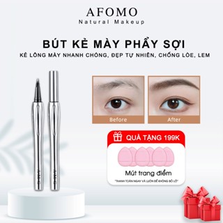 Bút Kẻ Lông Mày AFOMO, Kẻ Mày 2 Sợi Dễ Dàng Sử Dụng, Chống Nước, Chống Mồ Hôi