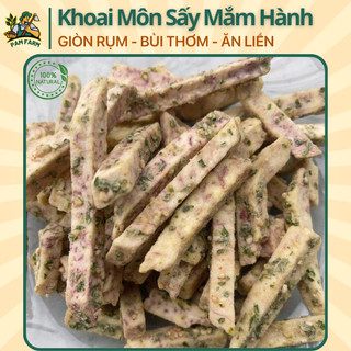  Khoai Môn Cọng Sấy Mắm Hành - Khoai Môn Cọng Sấy - Khoai Môn Sấy Mắm Hành - Khoai Môn Lắc Vị 500G 