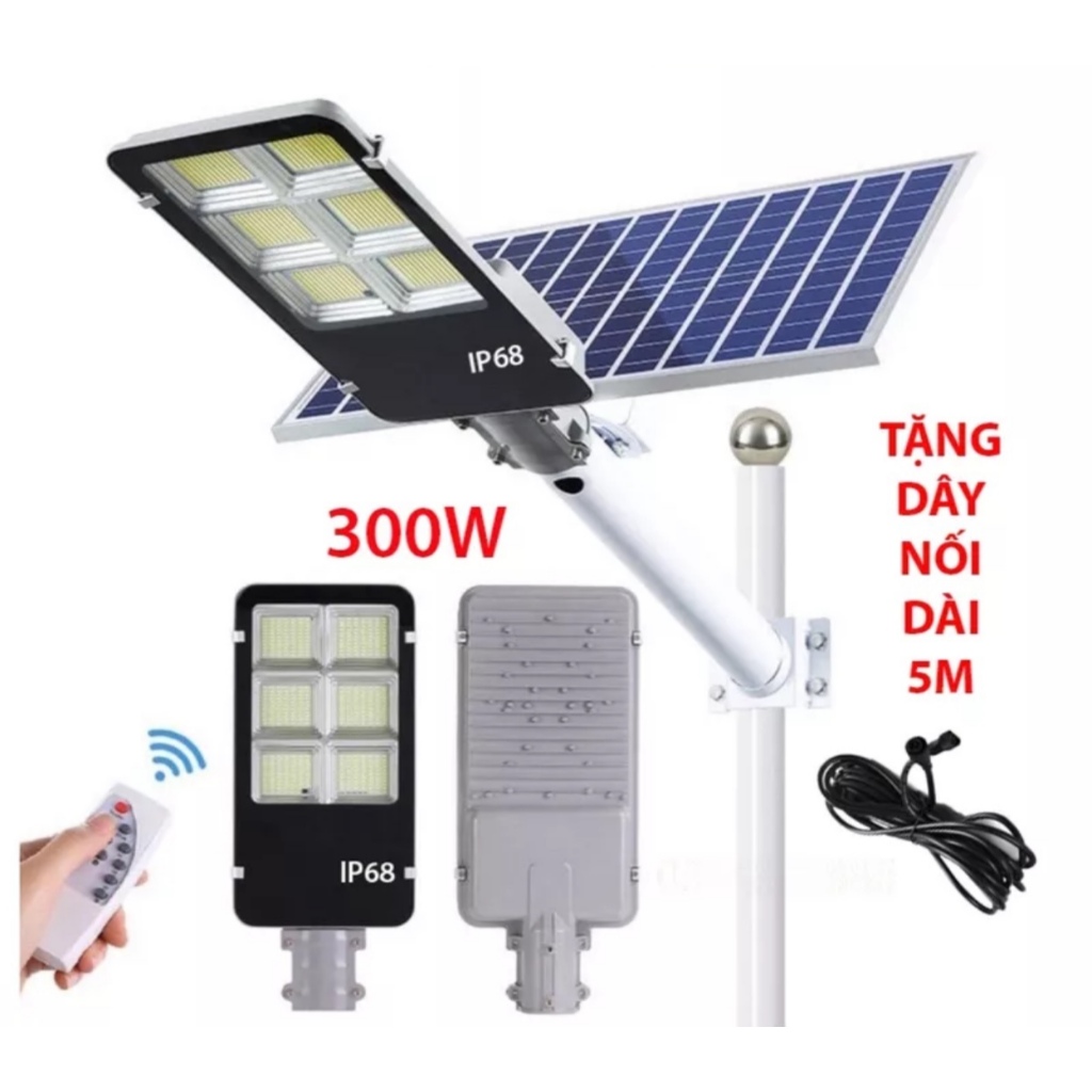 Đèn Năng Lượng Mặt Trời Bàn Chải - Đèn đường solar light 200w 300W 500W