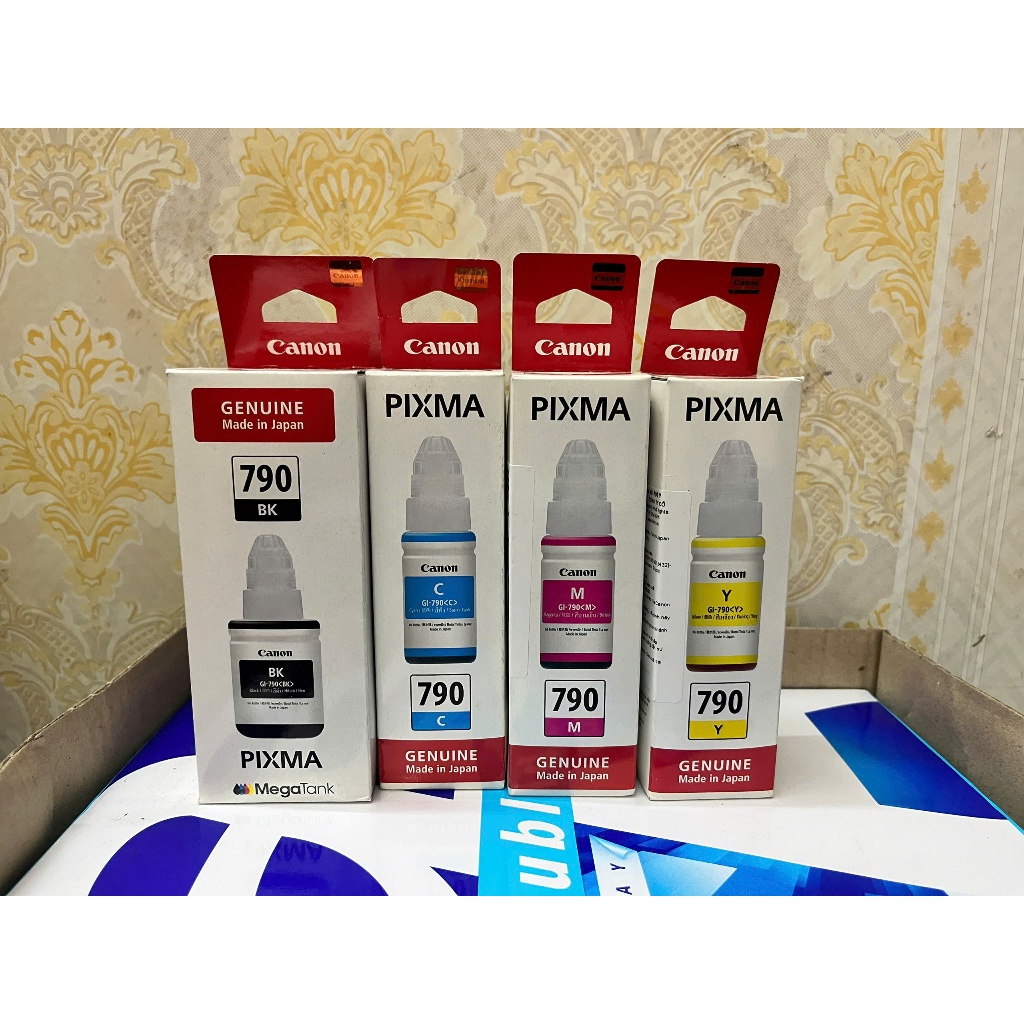 Bộ mực Canon GI-790 – Cho máy G1000/ G2000/ G3000 Có VAT