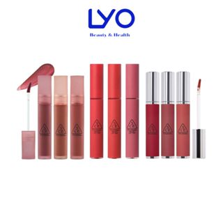 Son kem 3CE Last Velvet Lip Tint, Blur Water Tint, Hazy Lip Clay Lyo