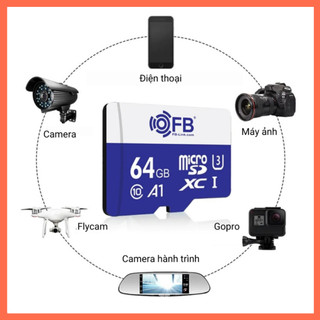 Thẻ Nhớ MicroSD FB 32GB – Class 10 Tốc Độ Cao Cho Camera Quan Sát, Dashcam, Điện Thoại,...