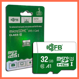 Thẻ Nhớ MicroSD FB 32GB – Class 10 Tốc Độ Cao Cho Camera Quan Sát, Dashcam, Điện Thoại,...