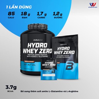 Bột protein thủy phân Biotech Hydro Whey Zero 4lbs – 82 servings