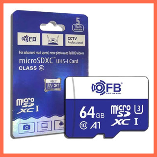 Thẻ Nhớ MicroSD FB 64GB – Class 10 Tốc Độ Cao Cho Camera Quan Sát, Dashcam, Điện Thoại,...