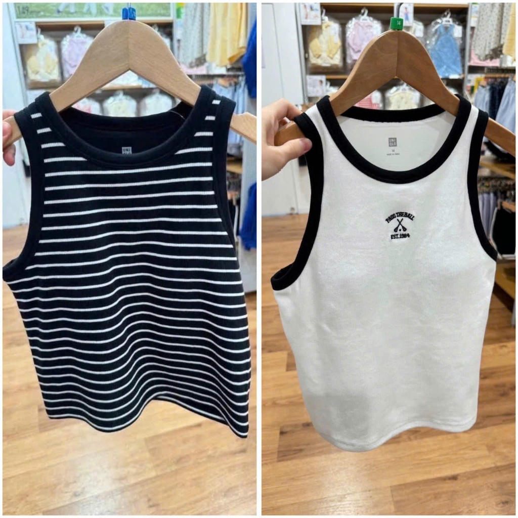 Áo ba lỗ kid có kèm bra nhà Uniqlo