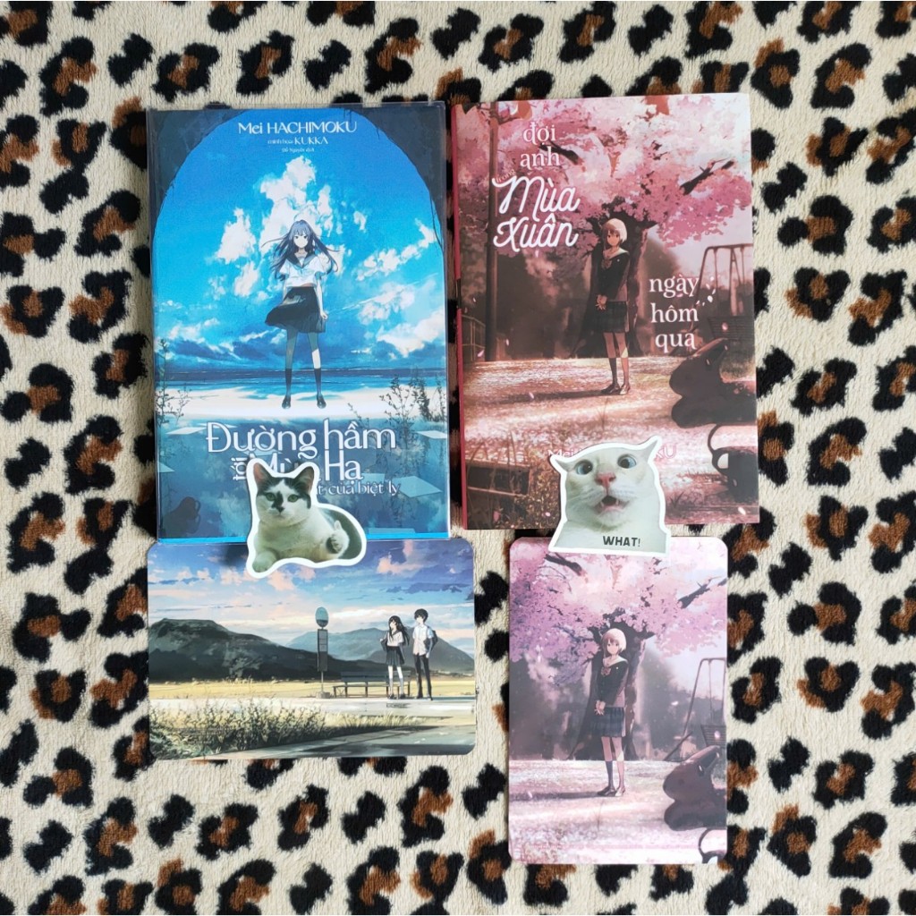 [Combo 2q thẻ ảnh LN] Đường hầm tới mùa hạ lối thoát của biệt ly & Đợi anh mùa xuân ngày hôm qua