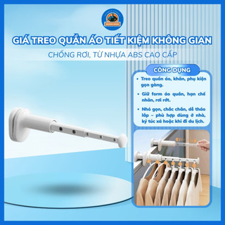 Móc treo quần áo tiết kiệm không gian, giá kẹp đa năng màu trắng xám chống rơi, từ nhựa ABS cao cấp