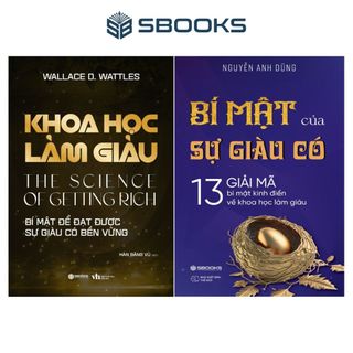 Sách Combo 2 Cuốn : Khoa Học Làm Giàu + Bí Mật Của Sự Giàu Có - SBOOKS OFFICIAL