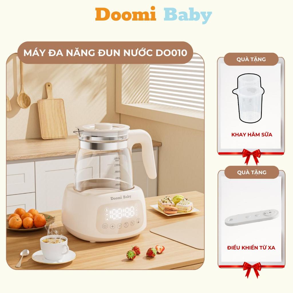 [Bảo Hành 18 Tháng] Bình Đun Nước Pha Sữa Đa Năng Có Điều Khiển Từ Xa Doomi Baby - DO011