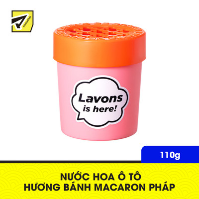 Nước Hoa Ô Tô Dạng Gel LAVONS Hương Bánh Macaron Pháp Ngọt Ngào 110g