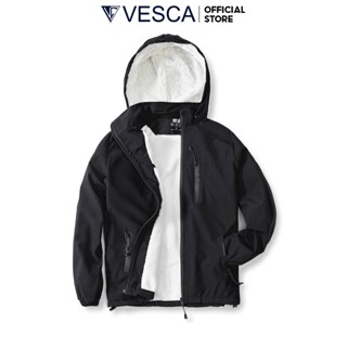  Áo Khoác Nam Lót Lông Cừu Tráng Bạc Chống Nước Cao Cấp VESCA W6 