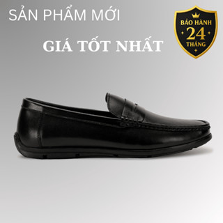 Giày lười nam da bò cao cấp đế khâu LuxWear Moccasins shoes mang êm chân Bảo Hành 24 tháng GM05