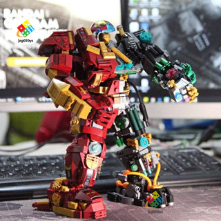  Mô Hình Lắp Ráp Robot Hulkbuster 1203 Mảnh Ghép - Bộ Giáp Siêu Anh Hùng Avenjers - Size 22x11x30cm 