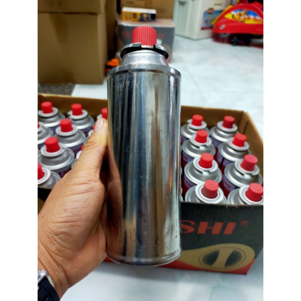 1 vỏ lon gas mini bằng Inox 100% ( Lưu ý : Sản phẩm chỉ là vỏ bình không có gas)