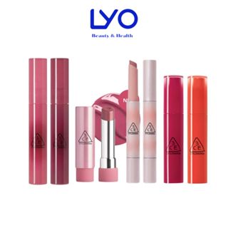 Son Tint dưỡng Mịn Mượt 3CE Lazy Pop Lip Stain, Glazy Lip Glow, Shine Reflector Lyo