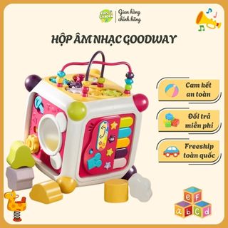  Hộp Âm Nhạc Goodway Ahihi- Đồ Chơi Phát Triển Toàn Diện Dành Cho Bé Từ 1 Tuổi 