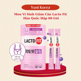  Men Vi Sinh Giảm Cân Lacto Fit Hàn Quốc Hộp 60 Gói Daedong Ginseng Giúp Đẹp Da Giữ Dáng 