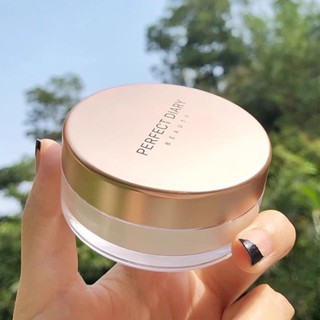   TẶNG CỌ PHỦ PHẤN  Phấn Phủ Bột PERFECT DIARY Nắp Vàng Kiềm Dầu Kháng Mồ Hôi 7g 