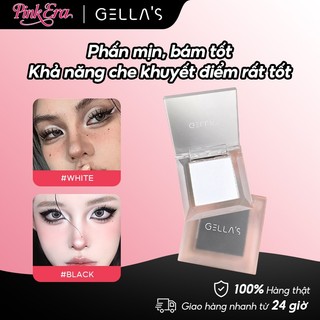  Gella 's Phấn mắt đơn sắc mờ highlighter tự nhiên tạo chiều sâu làm sáng mắt màu trắng 