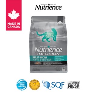 Thức ăn cho mèo trưởng thành Nutrience Infusion Adult Indoor - gà, dầu cá hồi, rau củ quả 2.27kg