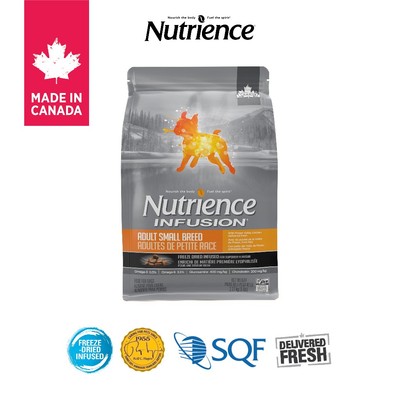 Thức ăn cho chó nhỏ Nutrience Infusion Adult Small Breed - thịt gà và rau củ trái cây tự nhiên 500g