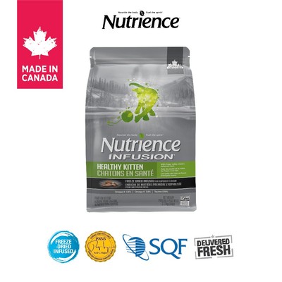 Thức Ăn Cho Mèo Con Nutrience Infusion Healthy Kitten - thịt gà và rau củ trái cây tự nhiên 500g