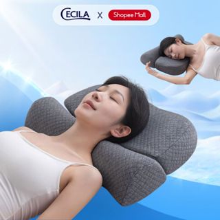 Gối công thái học chống đau mỏi vai gáy Cecila thế hệ mới hỗ trợ giấc ngủ cải thiện cột sống cổ cho người lớn