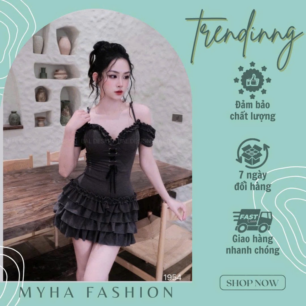 Váy tăm bèo ure Myha