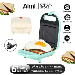 Máy Nướng Bánh Mì Sandwich Máy Nướng Kẹp Làm Nóng 2Mặt Rán Trứng Làm đồ ăn Sáng Nhanh Chóng Tiện Lợi