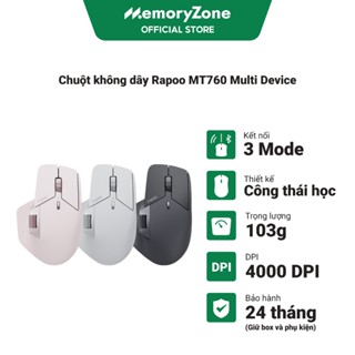 Chuột không dây Rapoo MT760 Multi Device