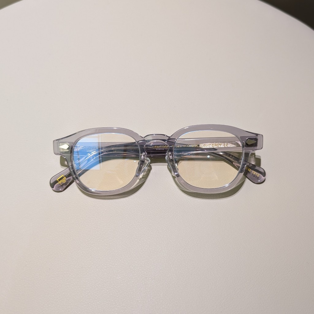 Gọng kính Moscot Lemtosh Nosepad 46 Col.Light Grey dáng soft square acetate size 46-24-15 - Fusuma