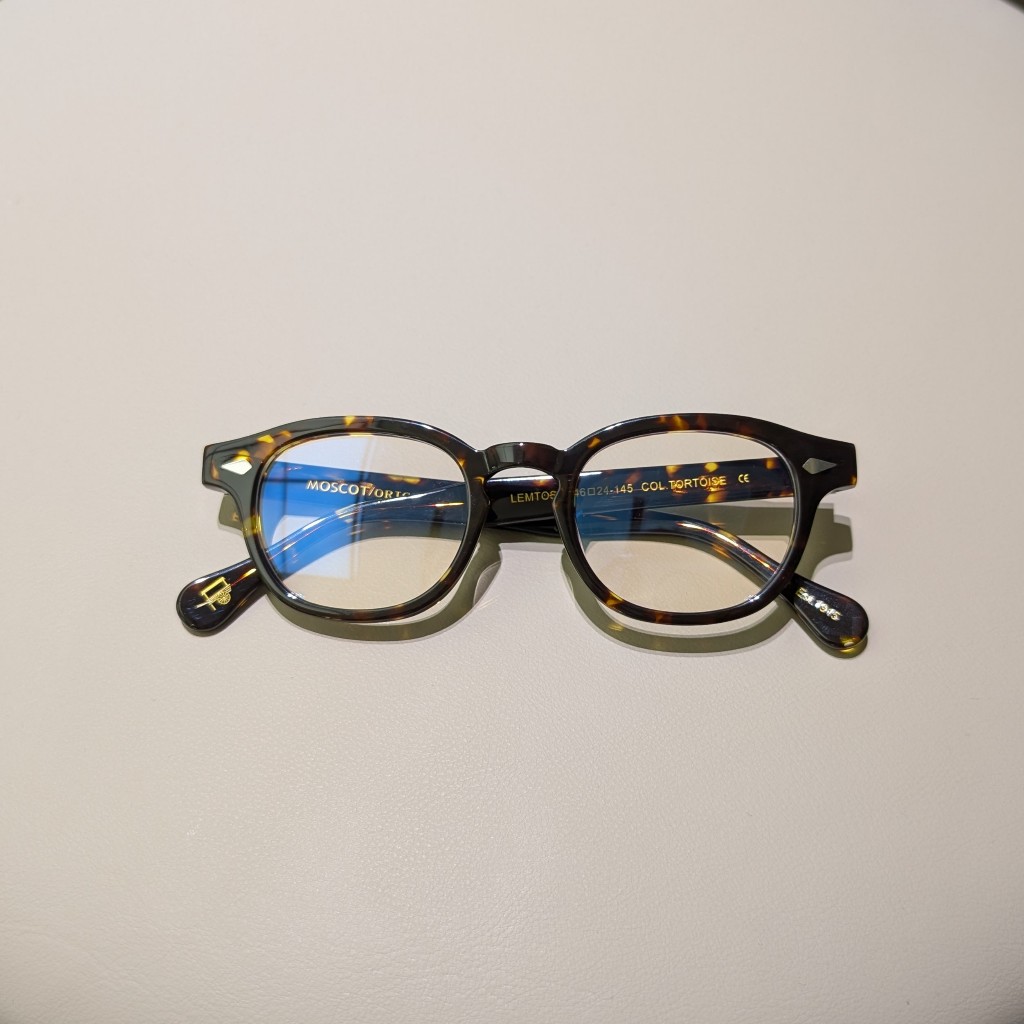 Gọng kính Moscot Lemtosh Tortoise đồi mồi dáng soft square acetate size 46-24-15 - Fusuma optical