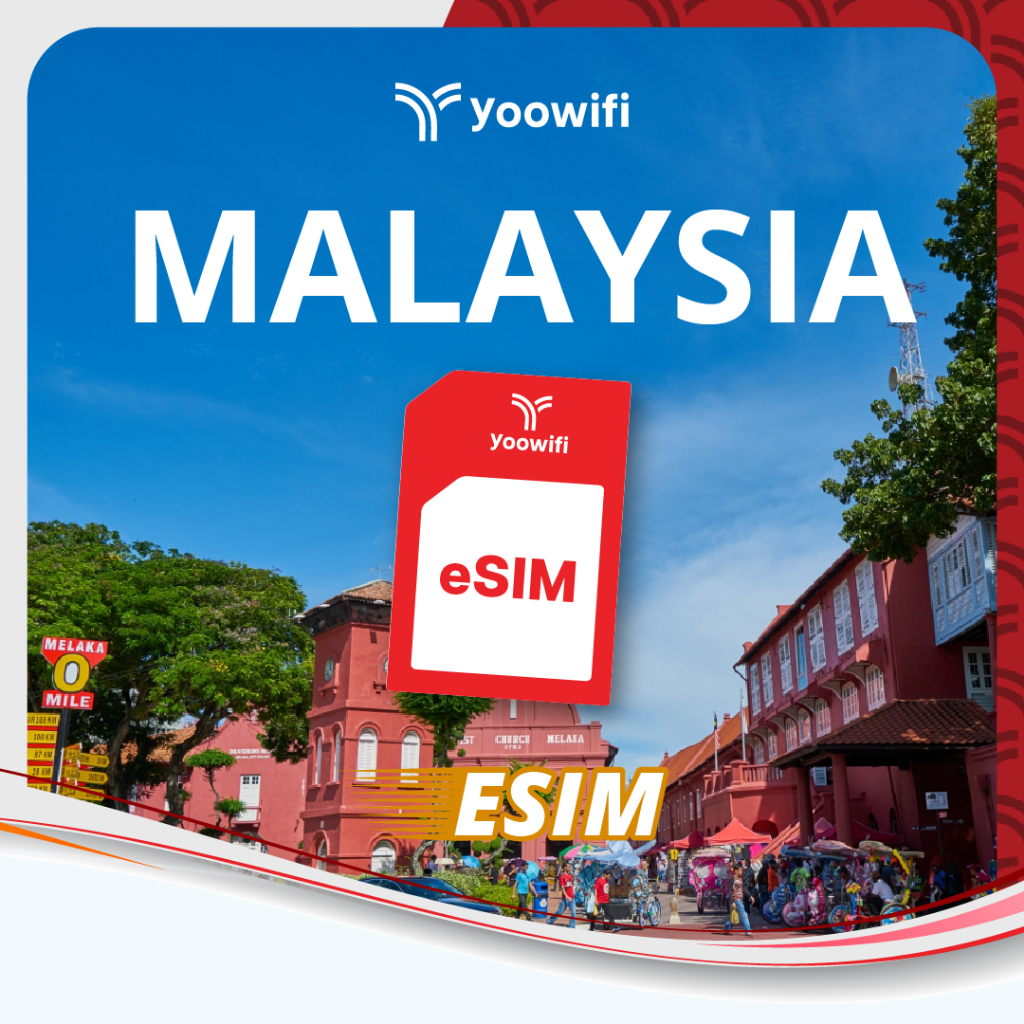 eSIM 5G Du Lịch Singapore Malaysia Thái Lan Indonesia (7 - 15 ngày) Quota High Speed Internet Yoowif