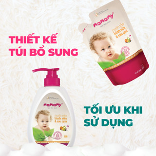  Nước Rửa bình sữa Mamamy Thuần Chay Đậm Đặc Có Thể Rửa Bát Và Rau Củ Quả An Toàn Cho Bé Sơ sinh 